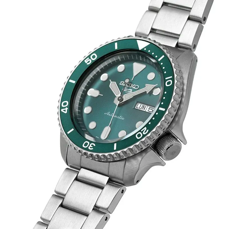 Seiko 5 Sports Green Dial Men's Watch- SRPD61K1